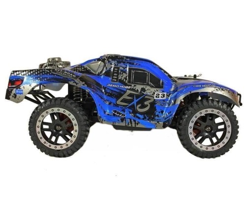 Радиоуправляемый шорт-корс Remo Hobby EX3 UPGRADE (синий) 4WD 2.4G 1/10 RTR