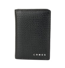 Визитница Cross RTC Black, кожа наппа, тисненая, чёрный, 10,5 х 7,5 х 2 см