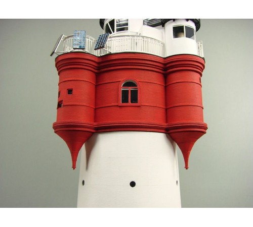 Сборная картонная модель Shipyard маяк Roter Sand Lighthouse (№46), 1/87