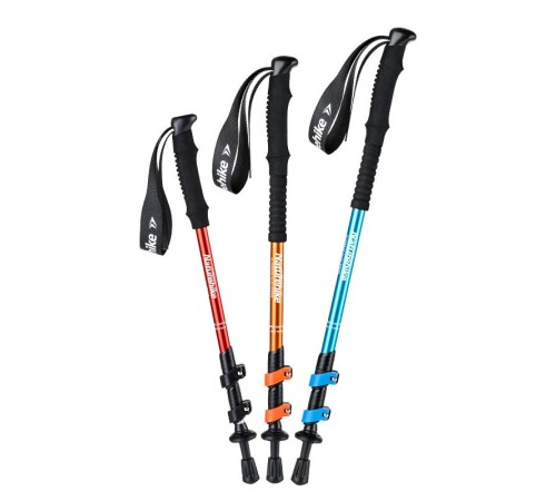 Палка Треккинговая Naturehike ST01 6061 AL NH17D001-Z  с 3 узлами мужские 62-135 голубой, 6927595720394