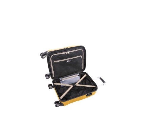 Чемодан SWISSGEAR ADAMS, желтый, АБС-пластик, 35 x 25 x 55 см, 37 л