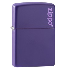 Зажигалка ZIPPO Classic с покрытием Purple Matte, латунь/сталь, фиолетовая, матовая, 38x13x57 мм