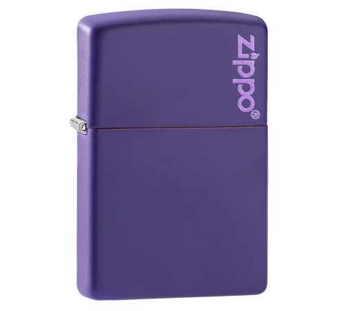 Зажигалка ZIPPO Classic с покрытием Purple Matte, латунь/сталь, фиолетовая, матовая, 38x13x57 мм