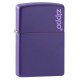 Зажигалка ZIPPO Classic с покрытием Purple Matte, латунь/сталь, фиолетовая, матовая, 38x13x57 мм
