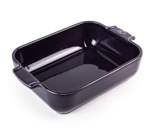 Прямоугольная форма для запекания Peugeot Ceramic, 25x15,5 см, Франция, баклажан
