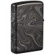 Зажигалка ZIPPO Marble Pattern с покрытием High Polish Black, латунь/сталь, чёрная, 38x13x57 мм
