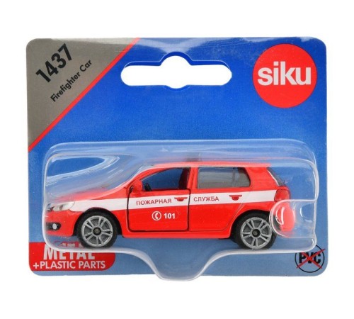 Легковой автомобиль Siku 1437RUS Пожарная служба, красный