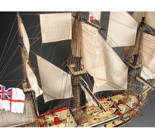 Сборная картонная модель Shipyard фрегат HMS Enterprize (№69), 1/96