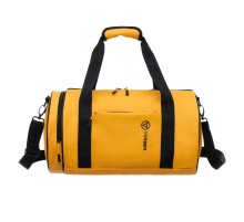 Сумка спортивная TORBER Mobi, желтая, полиэстер 900D с PU покрытием, 45 х 25 х 25 см