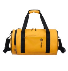 Сумка спортивная TORBER Mobi, желтая, полиэстер 900D с PU покрытием, 45 х 25 х 25 см