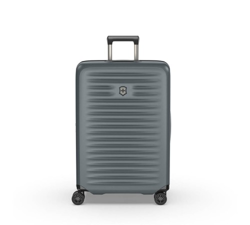 Чемодан VICTORINOX Airox Advanced, серо-синий матовый, 100% поликарбонат Makrolon, 46x29x69 см, 75 л