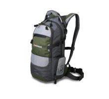 Рюкзак WENGER, серый/зеленый/серебристый, полиэстер 1200D PU, 23х18х47 см, 22 л