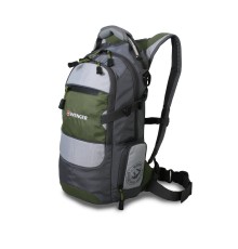 Рюкзак WENGER, серый/зеленый/серебристый, полиэстер 1200D PU, 23х18х47 см, 22 л