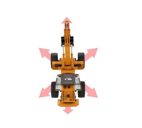 Радиоуправляемый экскаватор HUI NA TOYS 2.4G 6CH 1/18 RTR