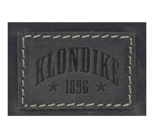 Сумка-планшет KLONDIKE Native, натуральная кожа в черном цвете, 23 х 7 х 24 см
