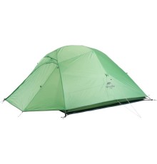 Палатка Naturehike Cloud Up 3 210T NH18T030-T трехместная с ковриком, зеленый, 6927595730621