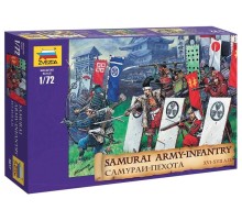 Сборные солдатики ZVEZDA Самураи пехота XVI-XVII н.э., 1/72