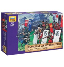 Сборные солдатики ZVEZDA Самураи пехота XVI-XVII н.э., 1/72