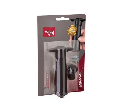 Вакуумный насос для вина Vacu Vin Wine Saver Blister Black