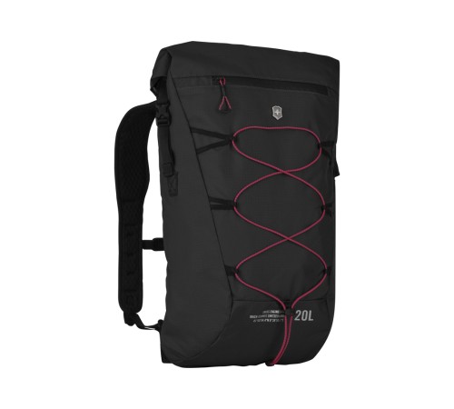 Рюкзак VICTORINOX Altmont Active L.W. Rolltop Backpack, чёрный, 100% нейлон, 30x19x46 см, 20 л