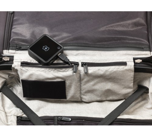 Чемодан VICTORINOX Lexicon, чёрный, 100% поликарбонат, 40x20x55 см, 34 л