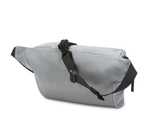 Сумка на пояс SWISSGEAR, светло-серая, полиэстер с плетением рип-стоп, 38 x 5 x 15 см