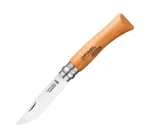 Нож Opinel №7, углеродистая сталь, рукоять из дерева бука, 113070