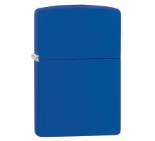 Зажигалка ZIPPO Classic с покрытием Royal Blue Matte, латунь/сталь, синяя, матовая, 38x13x57 мм