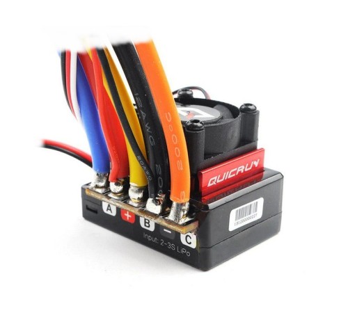 Бесколлекторный регулятор Hobbywing QUICRUN-10BL120-SENSORED (120A-760A, 1/10)