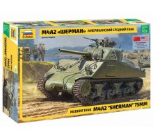 Сборная модель ZVEZDA Американский средний танк М4А2 