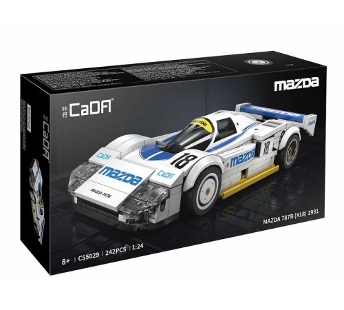 Конструктор CaDA спортивная машинка MAZDA 787B (#18) 1991 1/24 (242 детали)