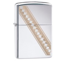 Зажигалка ZIPPO Classic с покрытием High Polish Chrome, латунь/сталь, серебристая, 36x12x56 мм