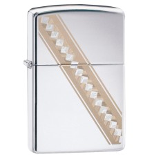Зажигалка ZIPPO Classic с покрытием High Polish Chrome, латунь/сталь, серебристая, 36x12x56 мм