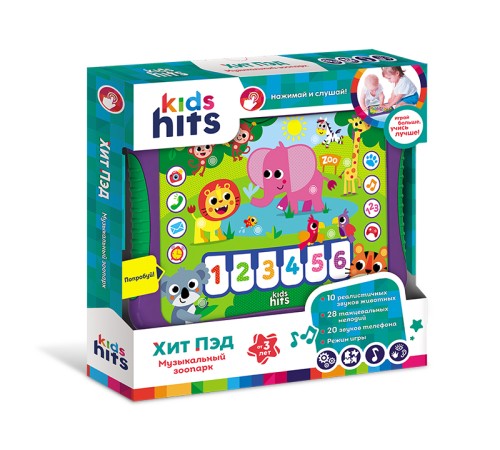 Развивающая игрушка Kids Hits Хит Пэд Музыкальный зоопарк