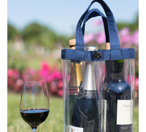 Сумка для охлаждения вина и шампанского L'Atelier du Vin Soft Baladeur Crystal Transparent