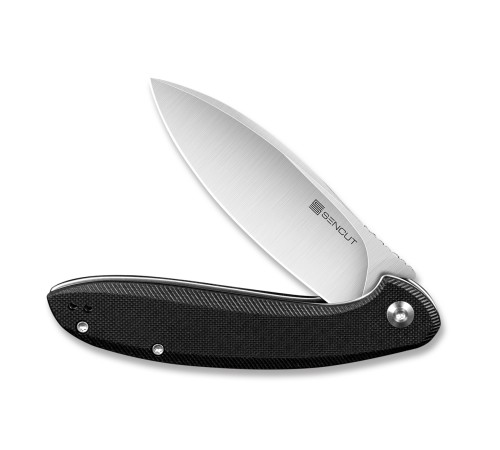 Складной нож SENCUT San Angelo 9Cr18MoV Steel Satin Finished Handle G10 Black