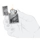Зажигалка ZIPPO с покрытием Brushed Chrome, латунь/сталь, серебристая, 38x13x57 мм