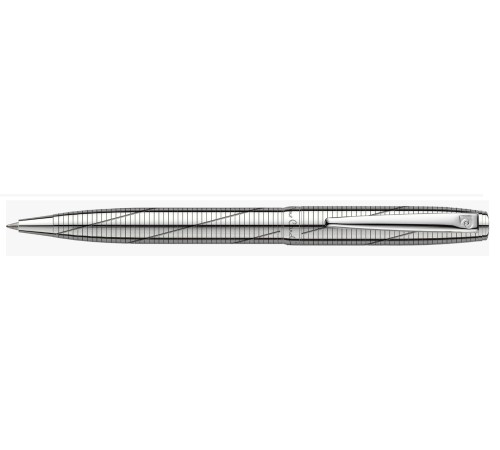 Ручка шариковая Pierre Cardin LEO 750. Цвет - серебристый.Упаковка Е-2.