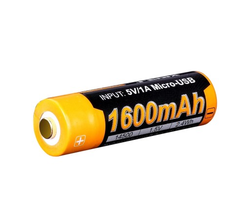 Аккумулятор 14500 Fenix 1600U mAh с разъемом для USB, ARB-L14-1600U