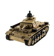 Р/У танк Heng Long 1/16 Panzerkampfwagen III (Германия) 2.4G RTR PRO песочный