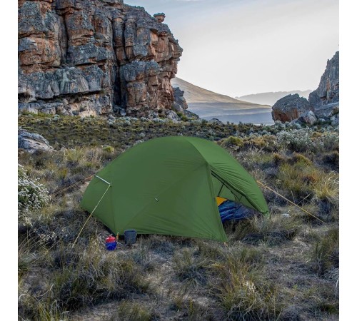 Палатка 2-местная Naturehike сверхлегкая Mongar NH17T007-M, 210T , зеленый, 6927595767658