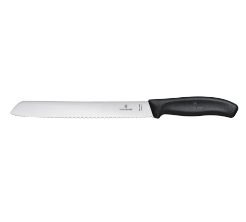 Набор из 11 кухонных ножей VICTORINOX, чёрная рукоять, в подставке из бука высотой 35,5 см