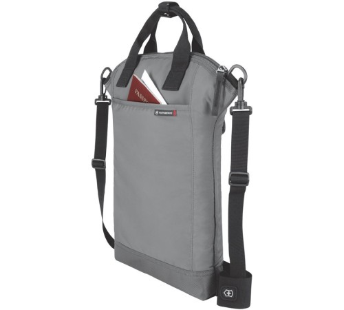 Сумка наплечная VICTORINOX Altmont™ 3.0 Slimline Tote 13'', серая, нейлон Versatek™, 31x6x41 см, 7 л
