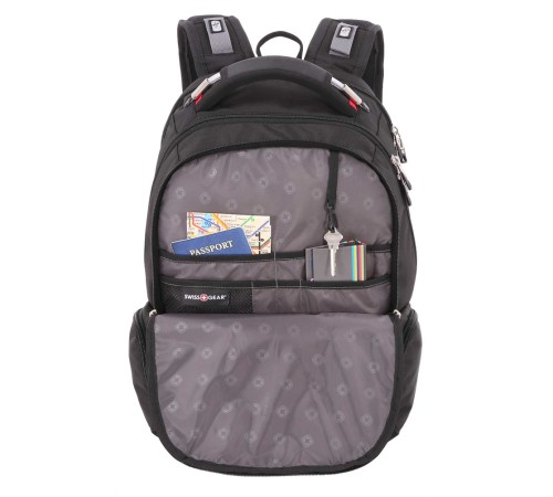 Рюкзак SWISSGEAR, 15'', черный, полиэстер 900D, 32х24х46, 34 л