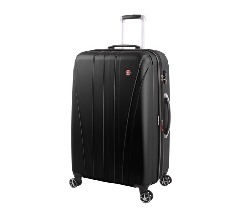 Чемодан SWISSGEAR TALLAC, черный, АБС-пластик, 52 x 31,5 x 78 см, 97 л