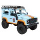 Радиоуправляемая машина MN MODEL английский внедорожник Defender  D90 (голубой) 4WD 2.4G 1/12 RTR