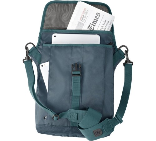 Сумка наплечная VICTORINOX Altmont™ 3.0 Flapover Bag 17.1, зелёная, нейлон Versatek™, 27x6x32 см