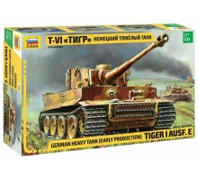 Сборная модель ZVEZDA Немецкий тяжелый танк T-VI «Тигр», 1/35
