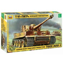 Сборная модель ZVEZDA Немецкий тяжелый танк T-VI «Тигр», 1/35