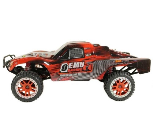 Радиоуправляемый шорт-корс Remo Hobby 9EMU Brushless (красный) 4WD 2.4G 1/8 RTR